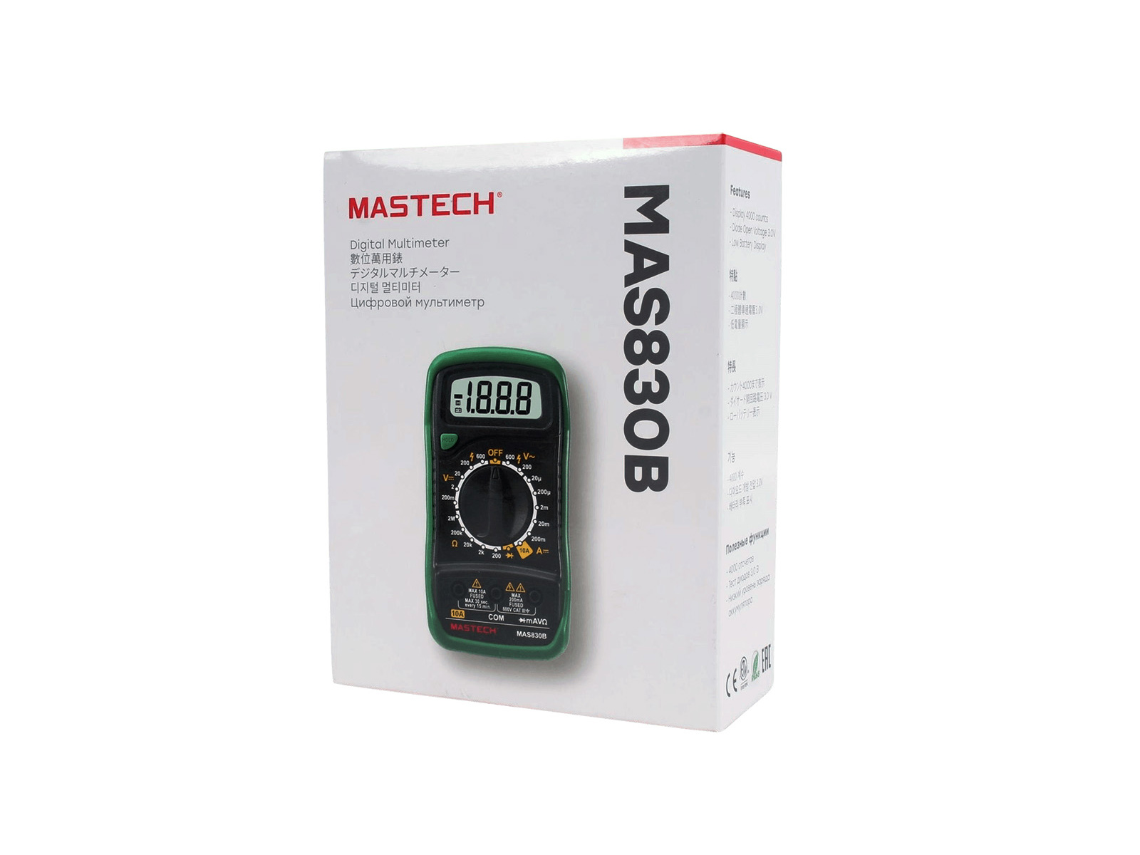 Мультиметр портативный MAS830B Mastech фотография №4