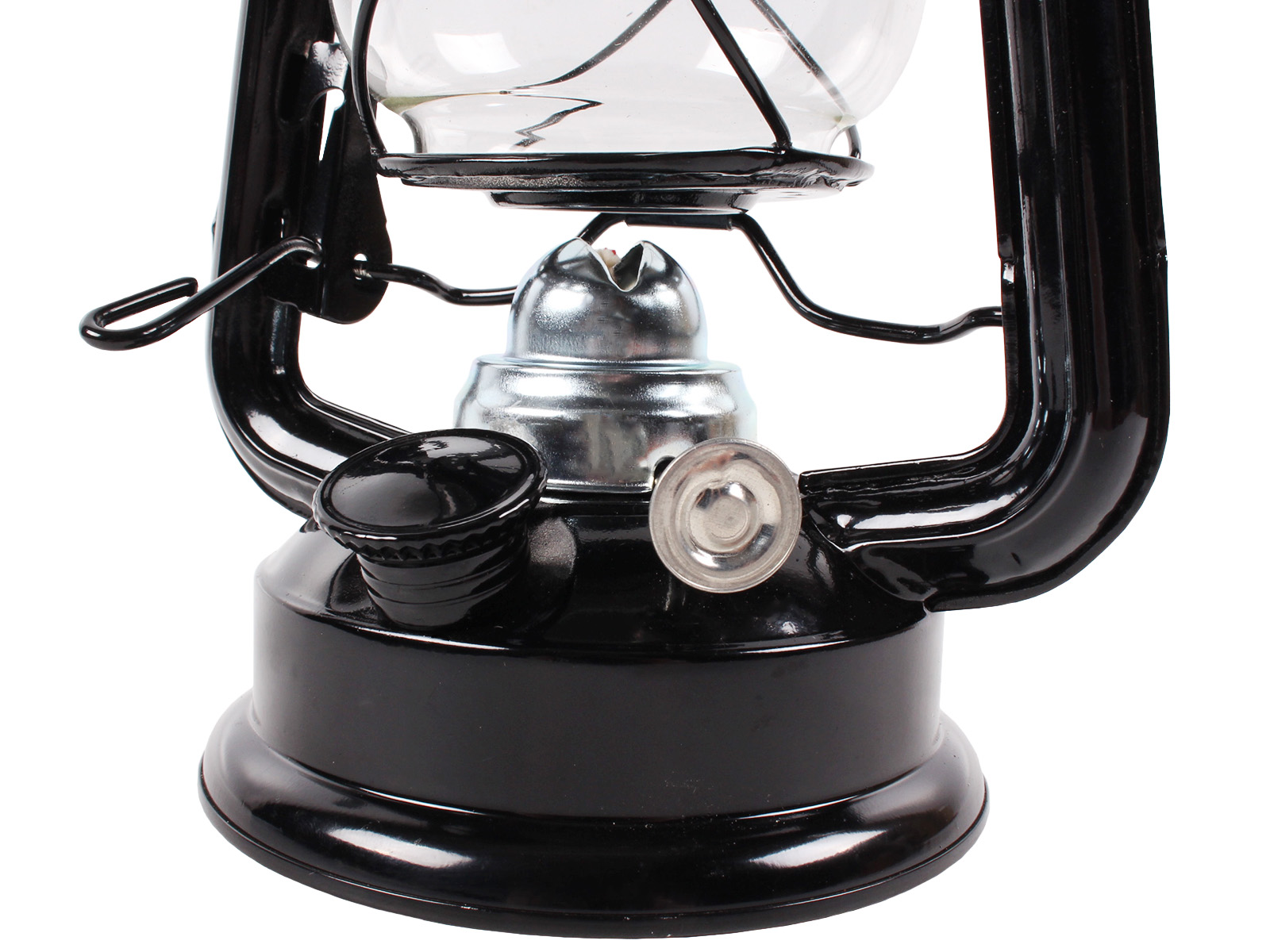 Лампа керосиновая черная 240 мм фотография №4