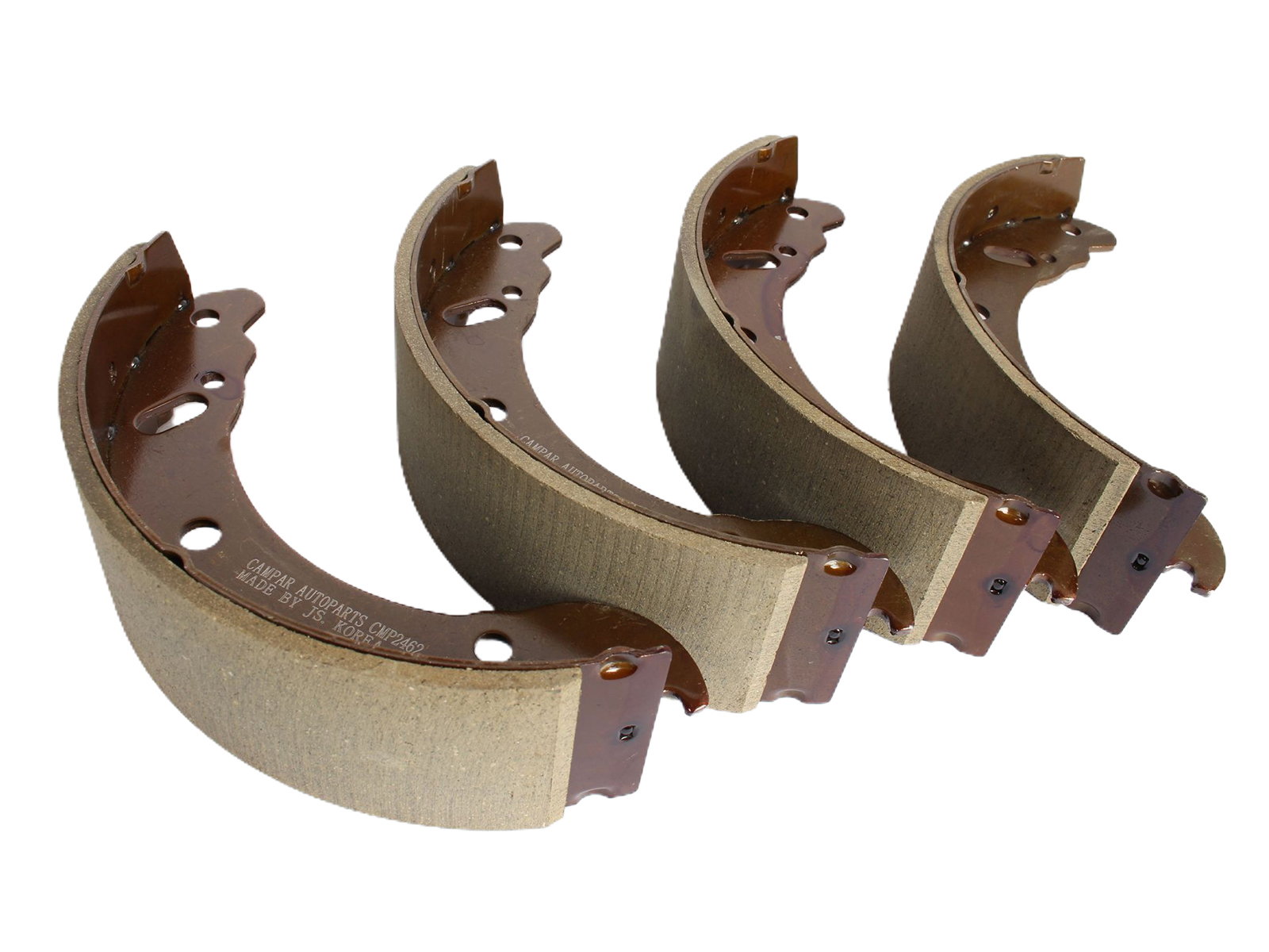 Колодки тормозные ГАЗ-3302, ГАЗель Next задние 4 штуки комплект CAMPAR 3302-3502090 фотография №2