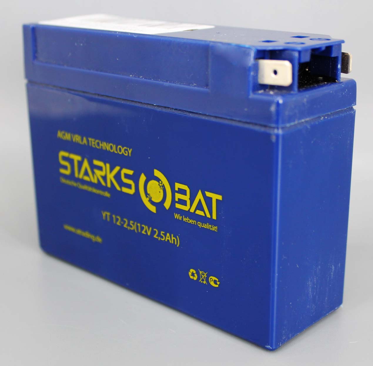 Аккумуляторная батарея STARKSBAT YT 12-2.5 YTX4B-BS 6СТ2.5 фотография №1