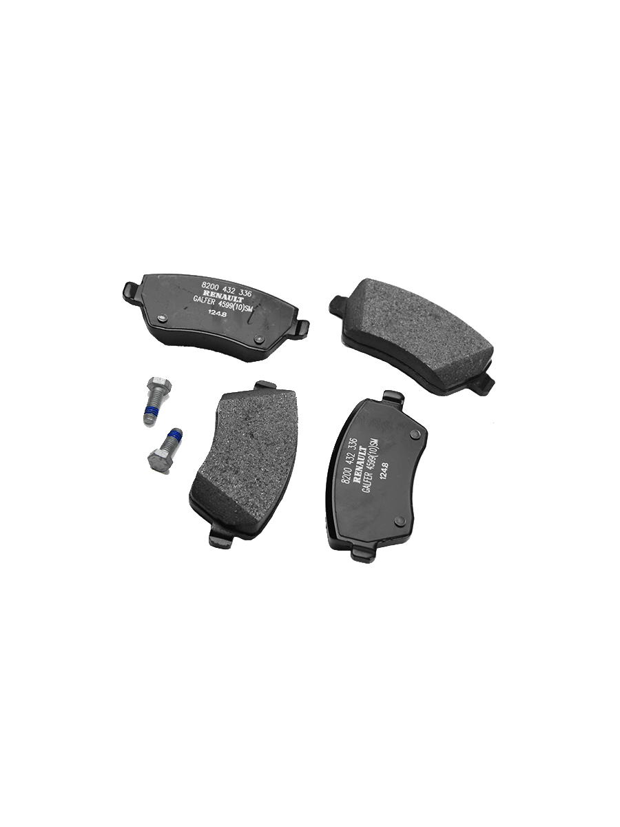 Колодки тормозные передние с ABS комплект 410608481R фотография №1