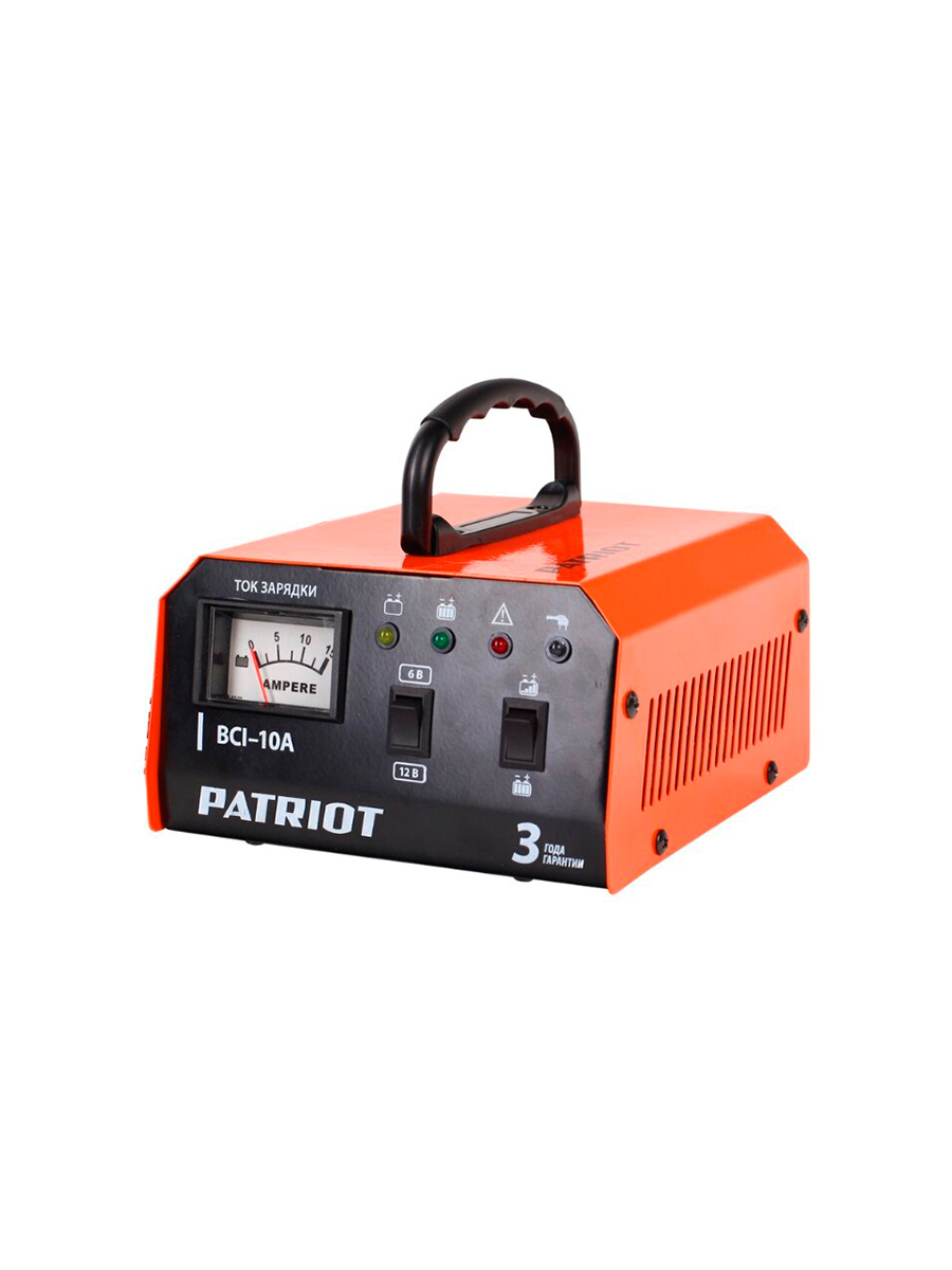 Зарядное устройство PATRIOT BCI-10A 6/12В фотография №1