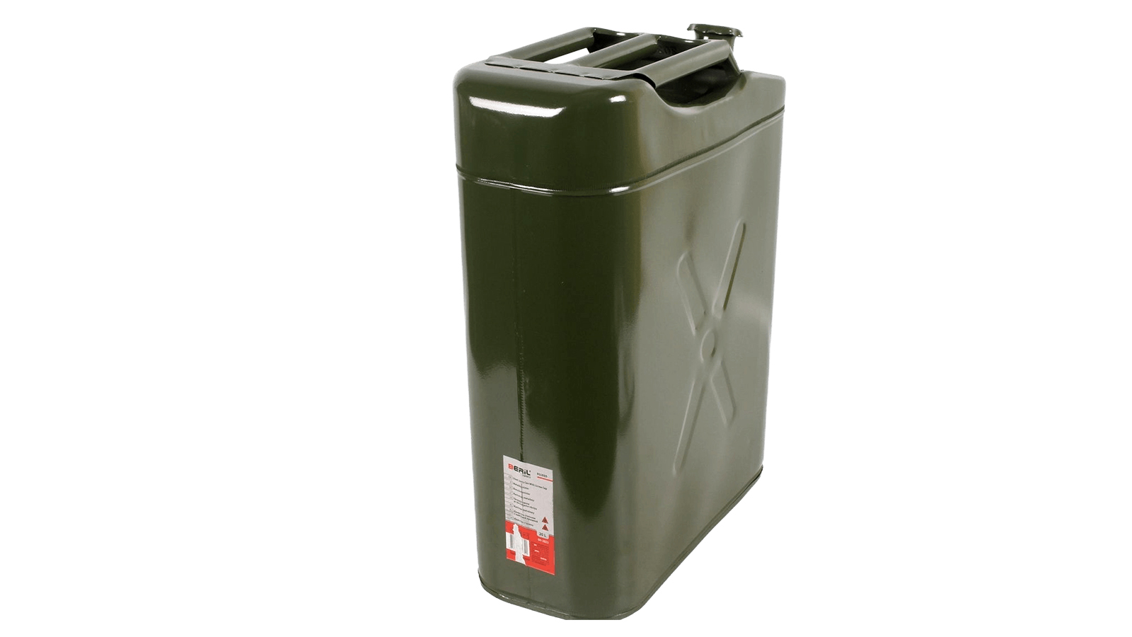 Канистра 20л стальная винтовая крышка BERIL 911020 фотография №3