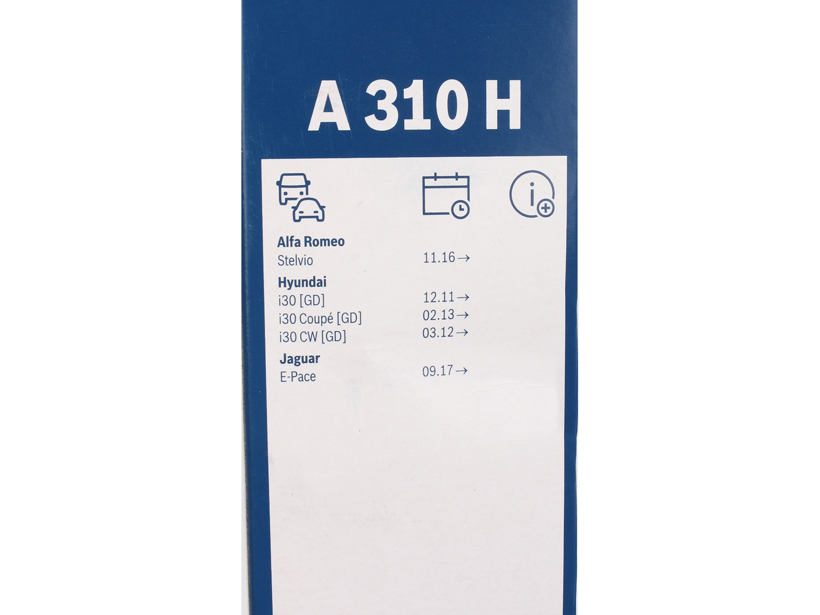 Щетка стеклоочистителя BOSCH задняя 3397013049 A310H фотография №4