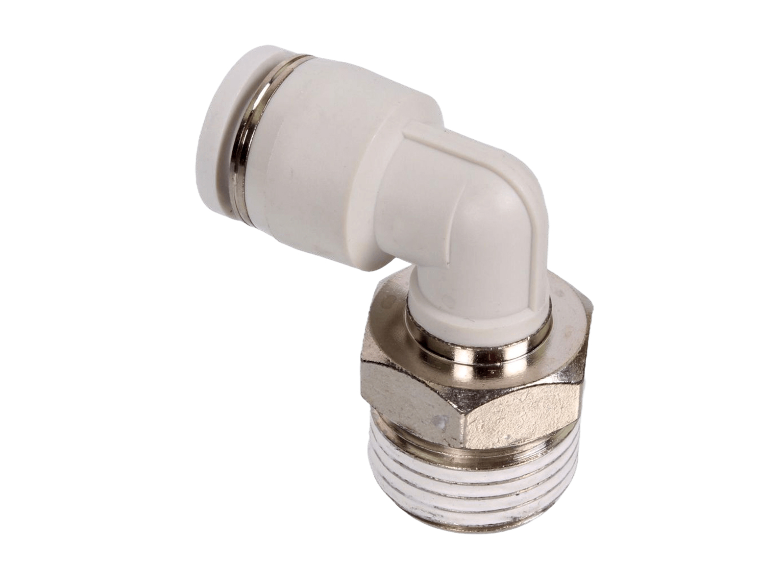 Фитинг пневматический угловой с внешней резьбой APL10-04-1/2 ANROKEY фотография №2