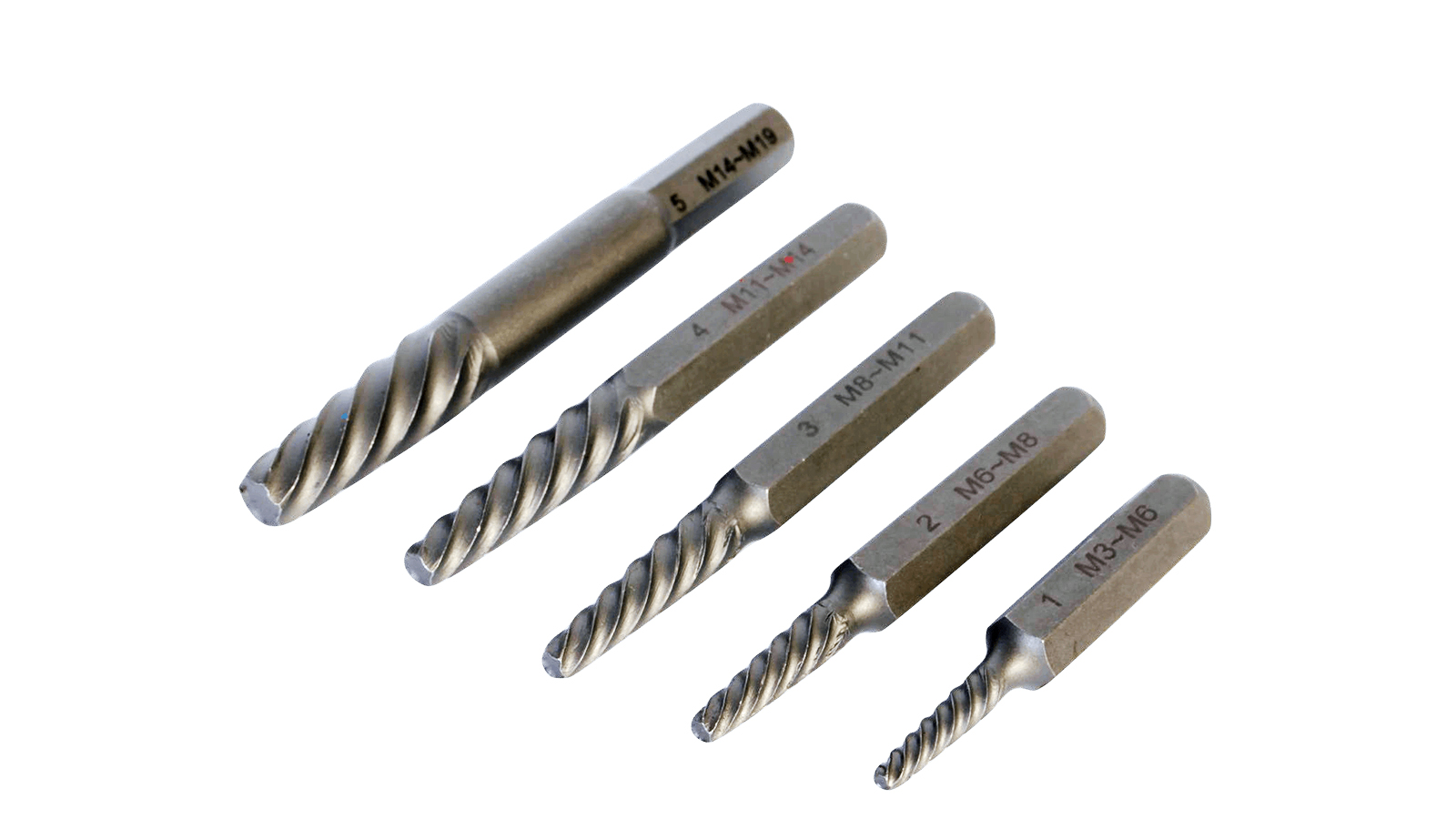 Набор экстракторов JTC 5/16 х М3-М18 5 предметов фотография №3