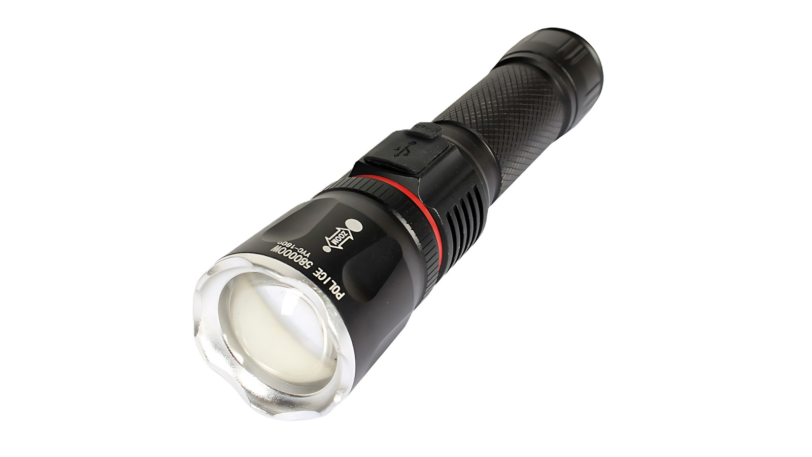Фонарь ручной аккумуляторный с зарядкой от USB YYC-1809-T6 фотография №3