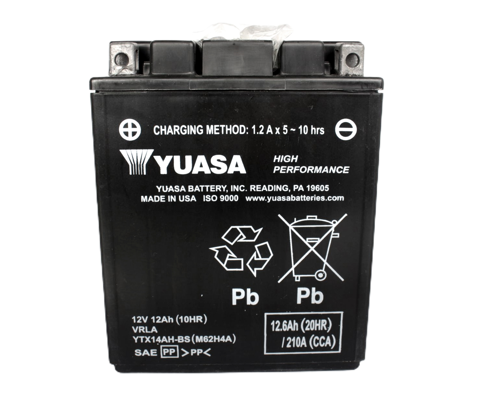 Мотоаккумулятор YUASA YTX14AH BS фотография №1