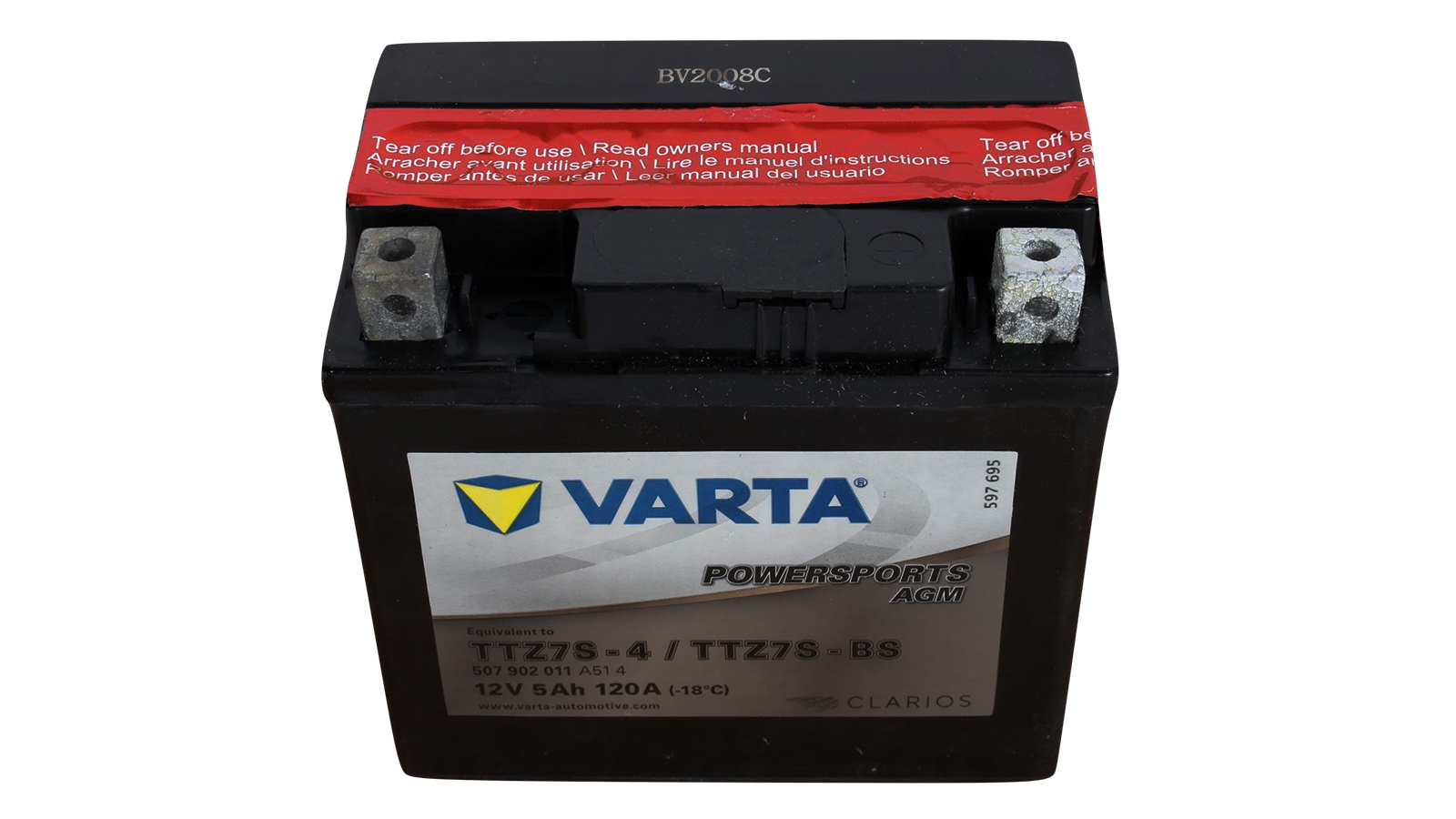 Аккумуляторная батарея VARTA гелевая YTZ7S-BS 6СТ7 507 902 011 фотография №2