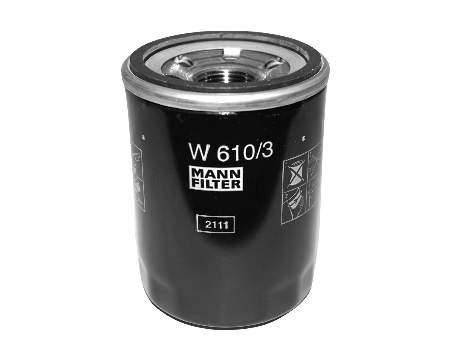 Фильтр масляный MANN W 610/3 фотография №1