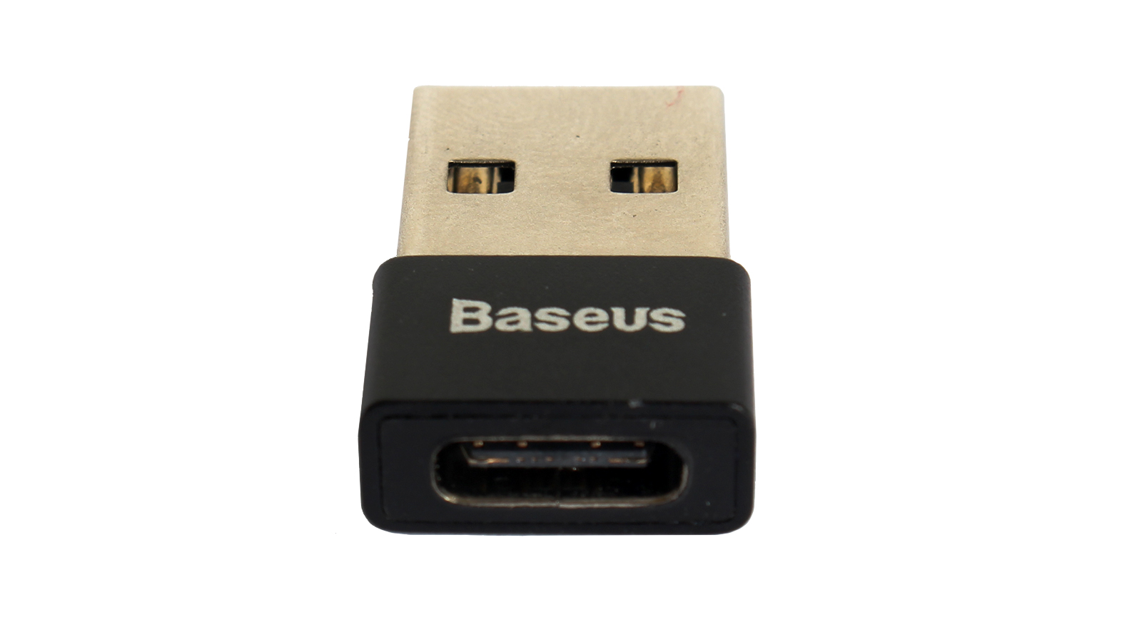 Адаптер USB type C Baseus Exquisite USB Male to Type-C Female Adapter Converter black фотография №3