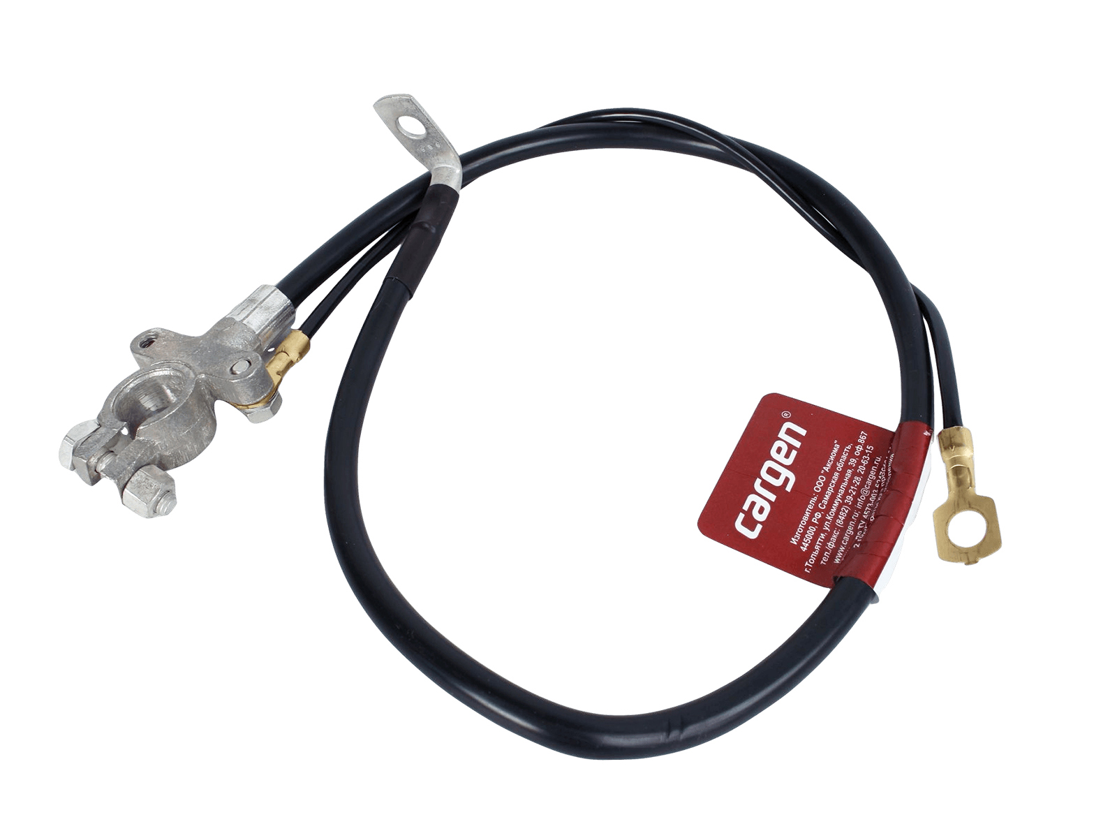 Провод АКБ - ВАЗ-2110 CARGEN литая клемма 2110-3724080-90 фотография №1