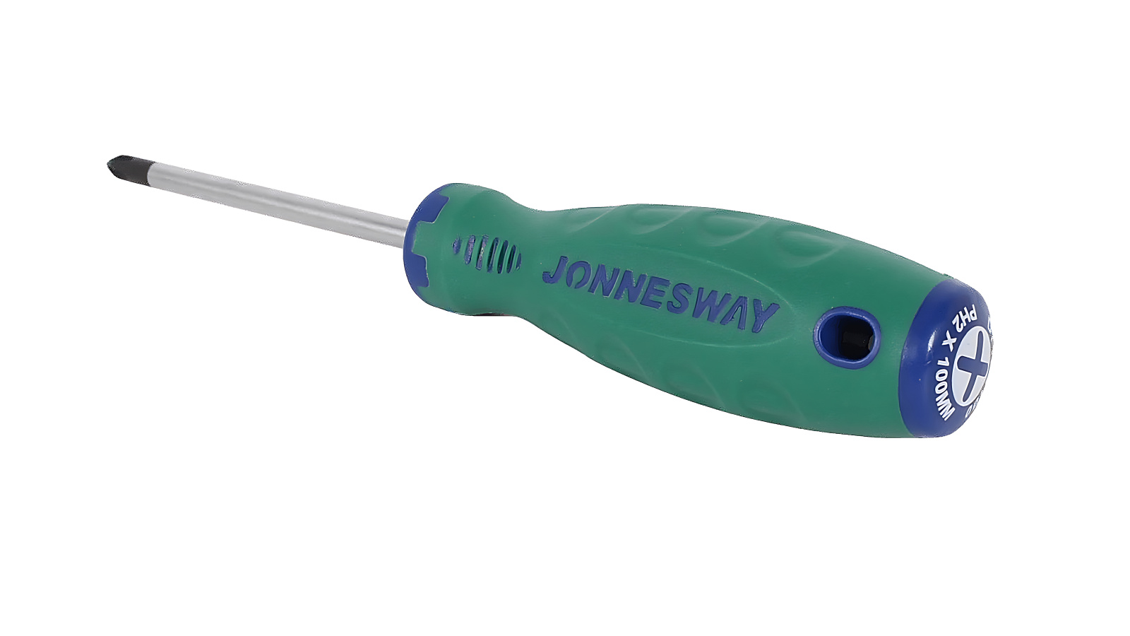 Отвертка JONNESWAY anti-slip grip крестовая Ph2х100 мм фотография №3