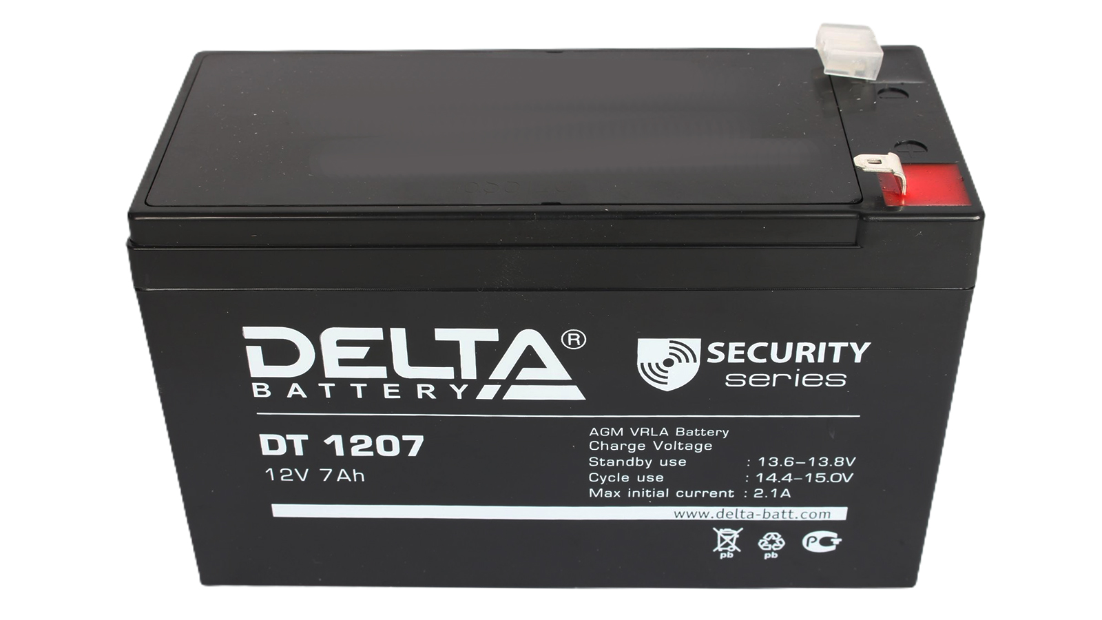 Аккумуляторная батарея DELTA DT 1207 6СТ7 фотография №1