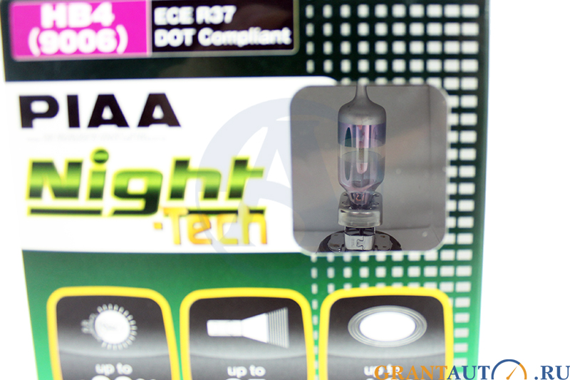 Лампа 12Vx55W HB4 PIAA Night Tech 3600K комплект фотография №2