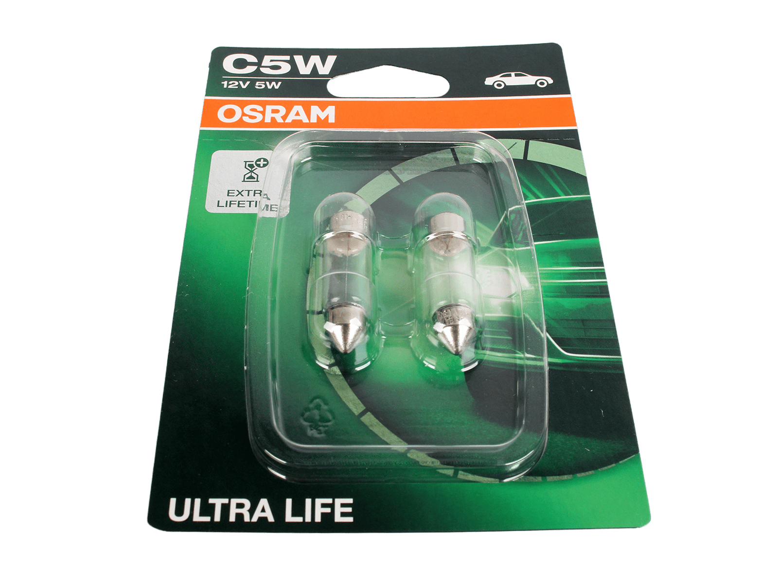 Лампа 12V C5W 6418ULT-02B комплект OSRAM фотография №2