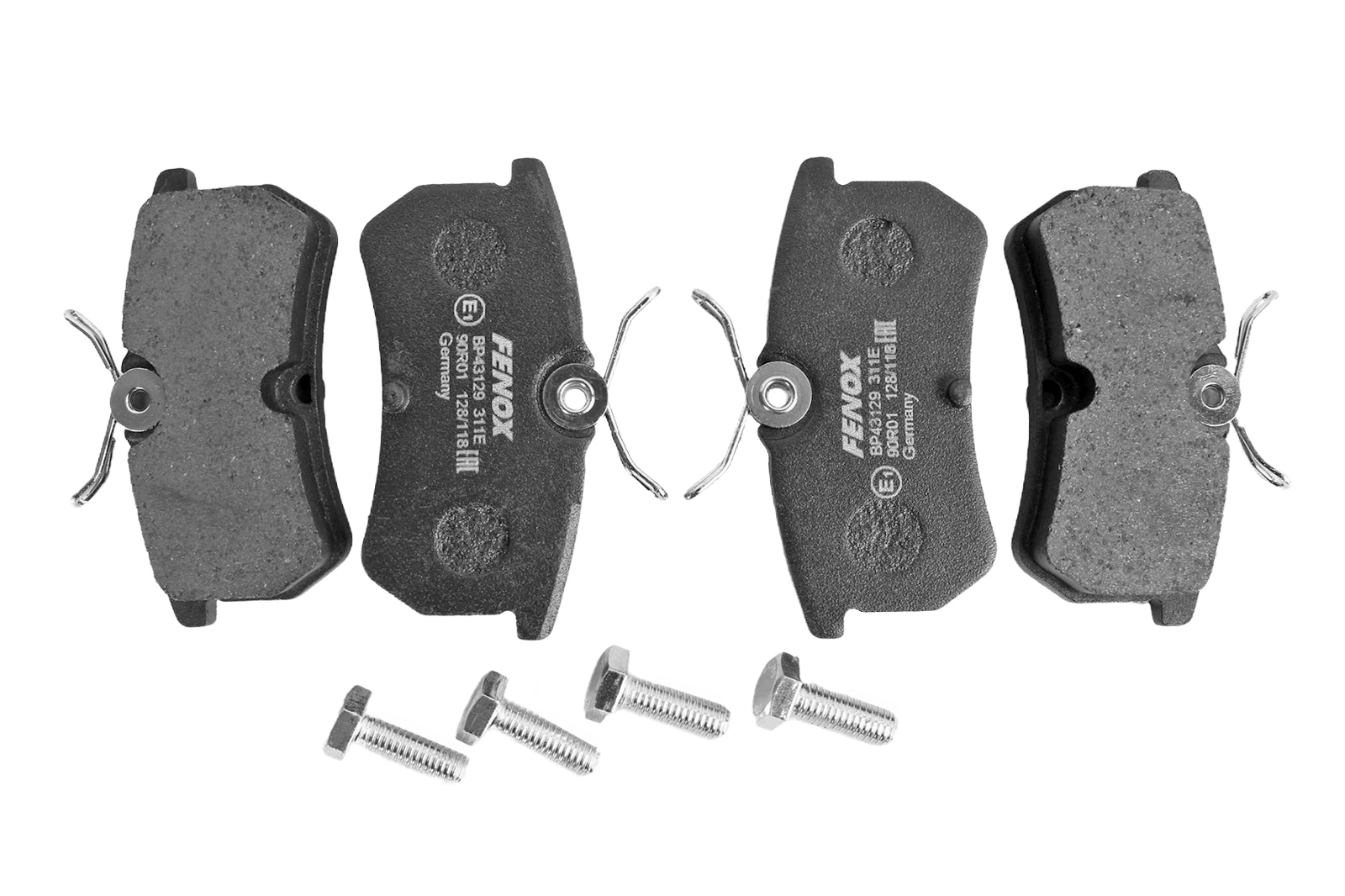 Колодки тормозные  FENOX BP43129 задние фотография №1