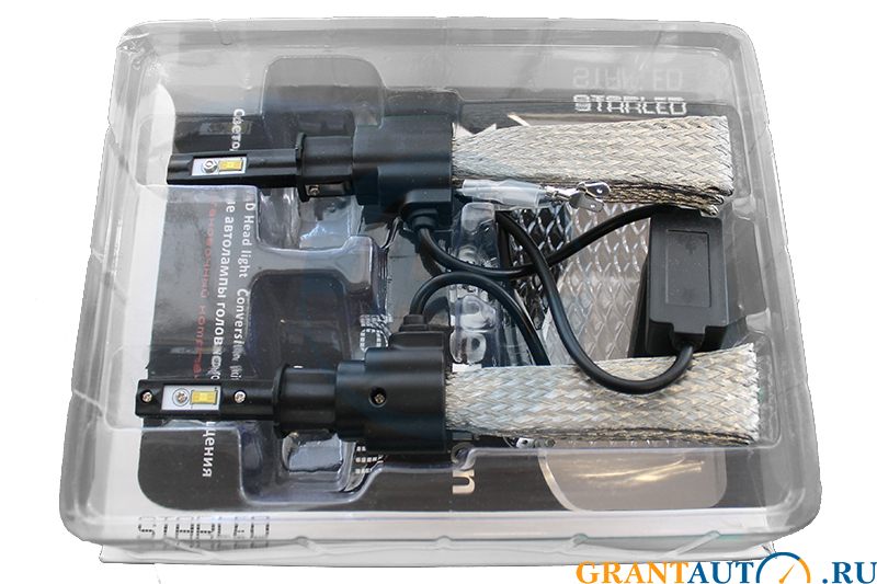 Лампа STARLED H3 X5 25W диодная 1 комплект H3 25W фотография №1