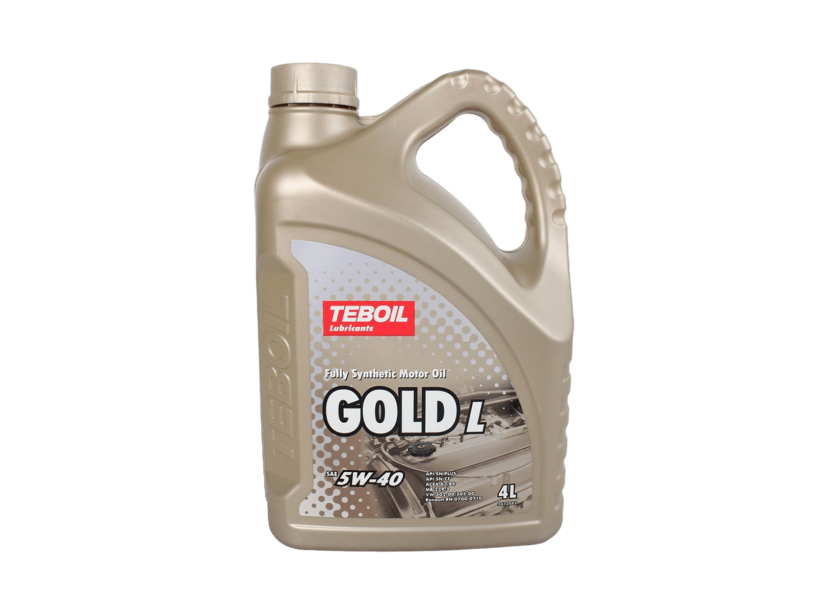 Масло моторное TEBOIL Gold L 5W40 4л фотография №1