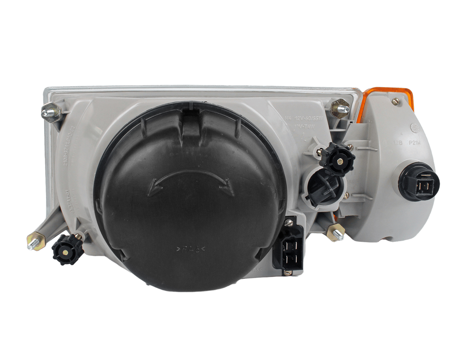 Фара ВАЗ-2108 правая с желтым поворотником 1 штука ОСВАР фотография №4