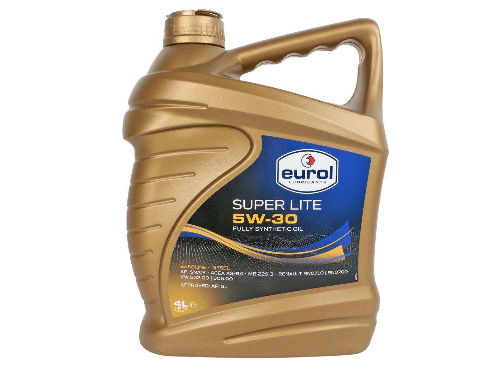 Масло моторное EUROL SUPER LITE 5W30 4л фотография №1