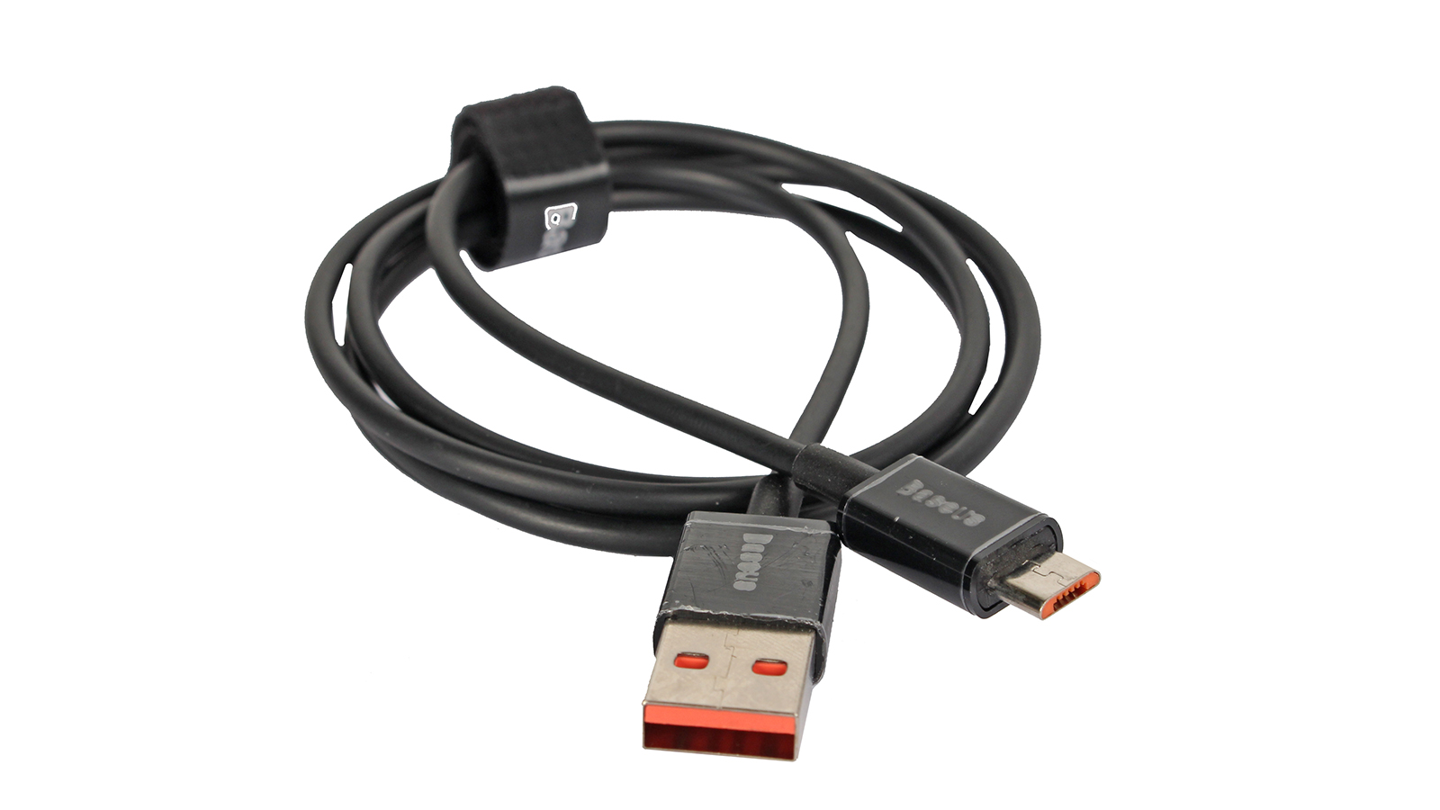 Кабель зарядный USB Baseus Micro 2A 1m black фотография №3
