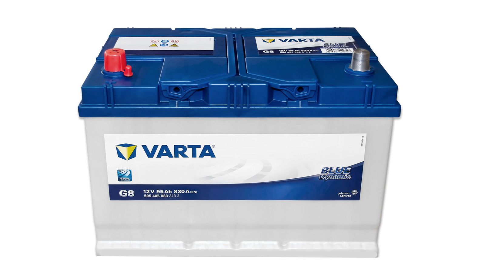 Аккумуляторная батарея VARTA BLUE 6СТ95 G8*S4029 * 595 405 083 фотография №1