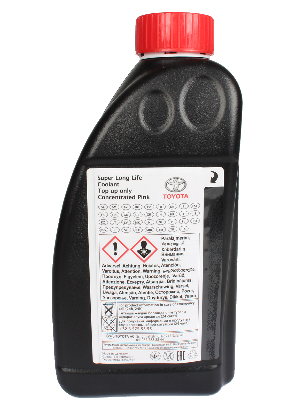 Антифриз концентрат 1л розовый TOYOTA 08889-80140 фотография №2