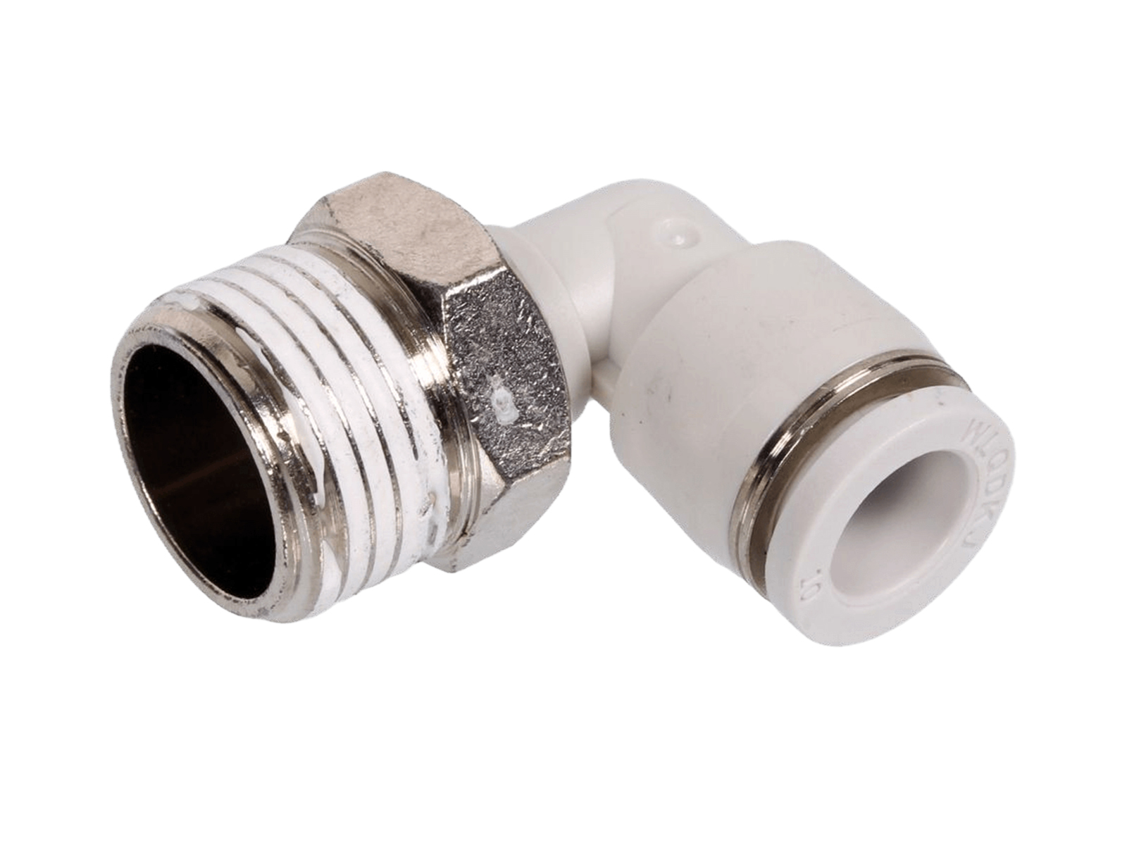 Фитинг пневматический угловой с внешней резьбой APL10-04-1/2 ANROKEY фотография №3