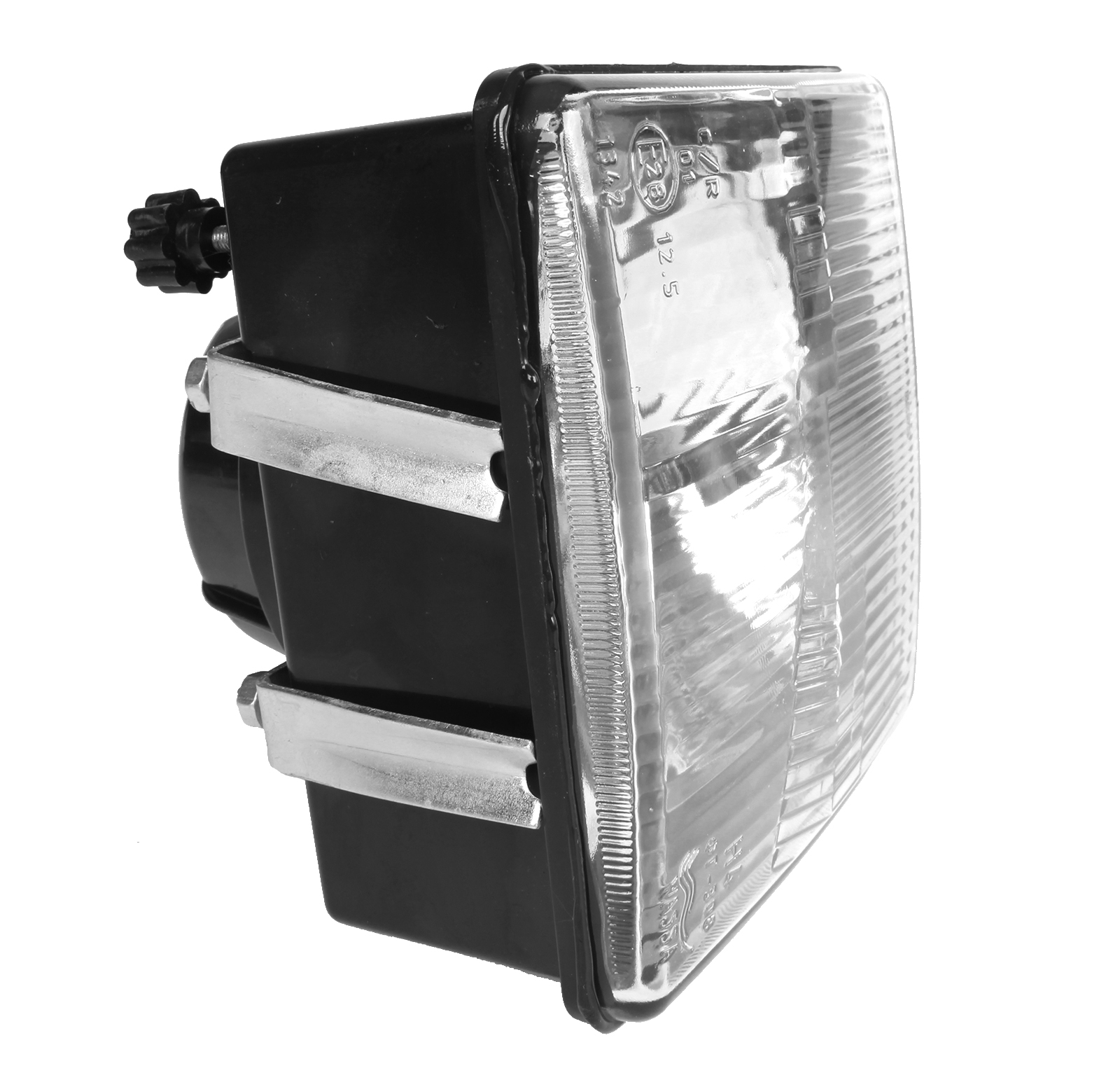 Фара ЮМЗ ДТ передняя квадратная пластик 12В 1 штука ФГ308.П фотография №2