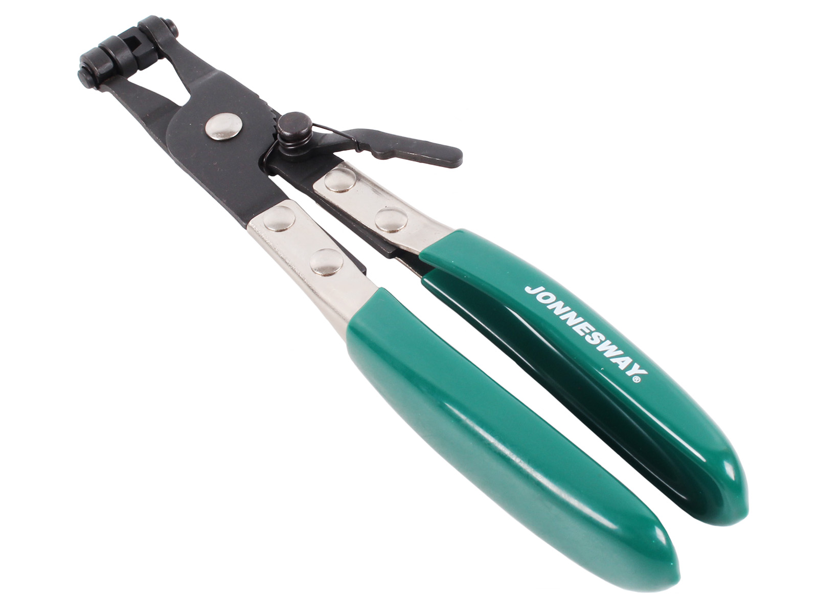 Съемник/клещи для снятия и установки пружинных хомутов с фиксатором JONNESWAY 060003 фотография №2