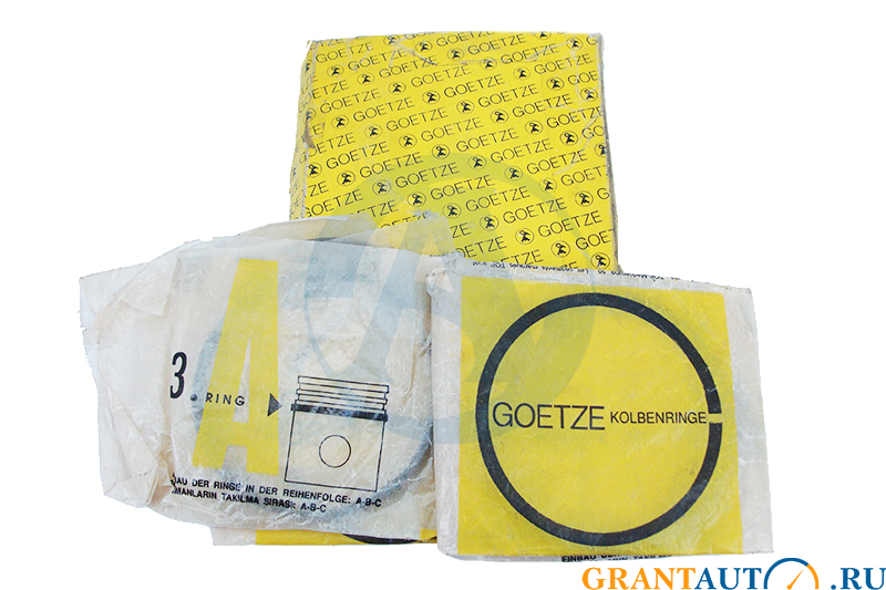 Кольца поршневые ГАЗ-24 d-92.5 GOETZE на 1 цил. фотография №1