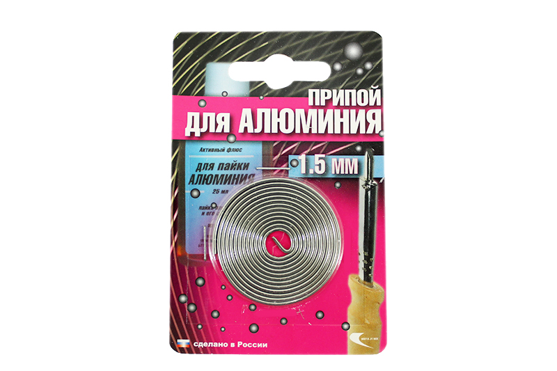 Припой для низкотемпературной пайки алюминия AL-220 1.5мм фотография №1