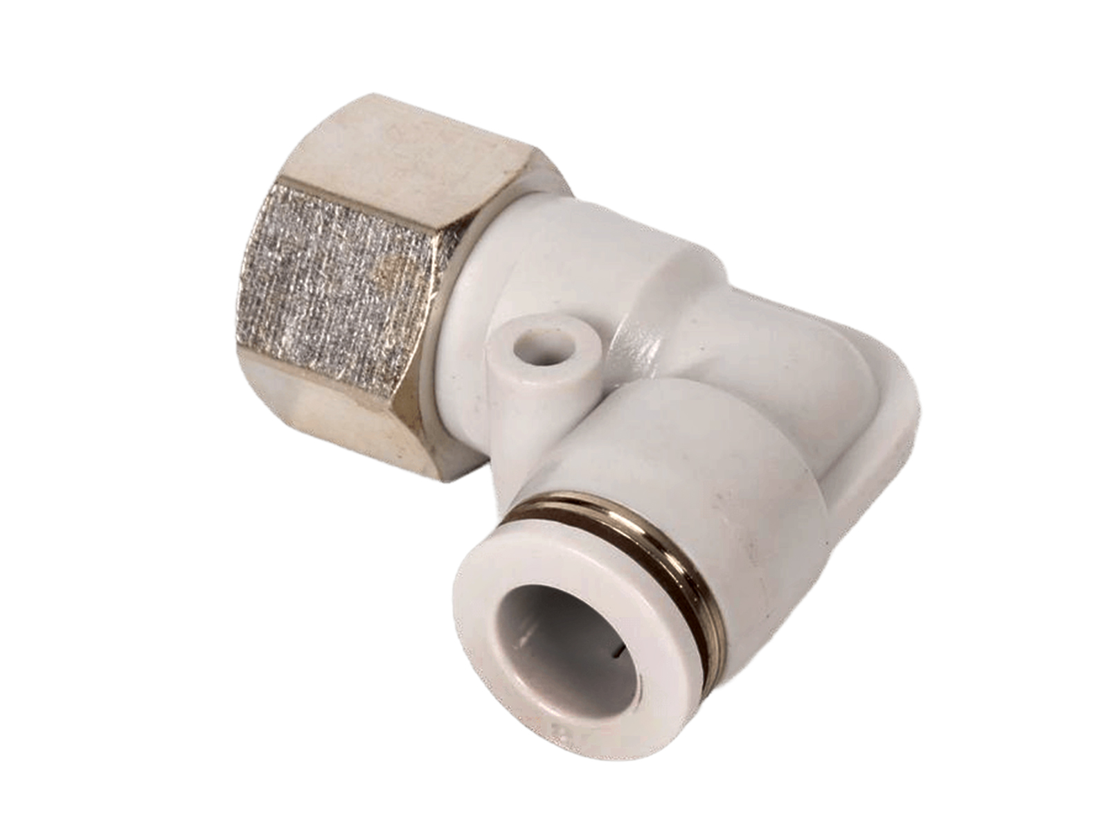 Фитинг пневматический угловой с внутренней резьбой PLF8-02-1/4 ANROKEY фотография №1