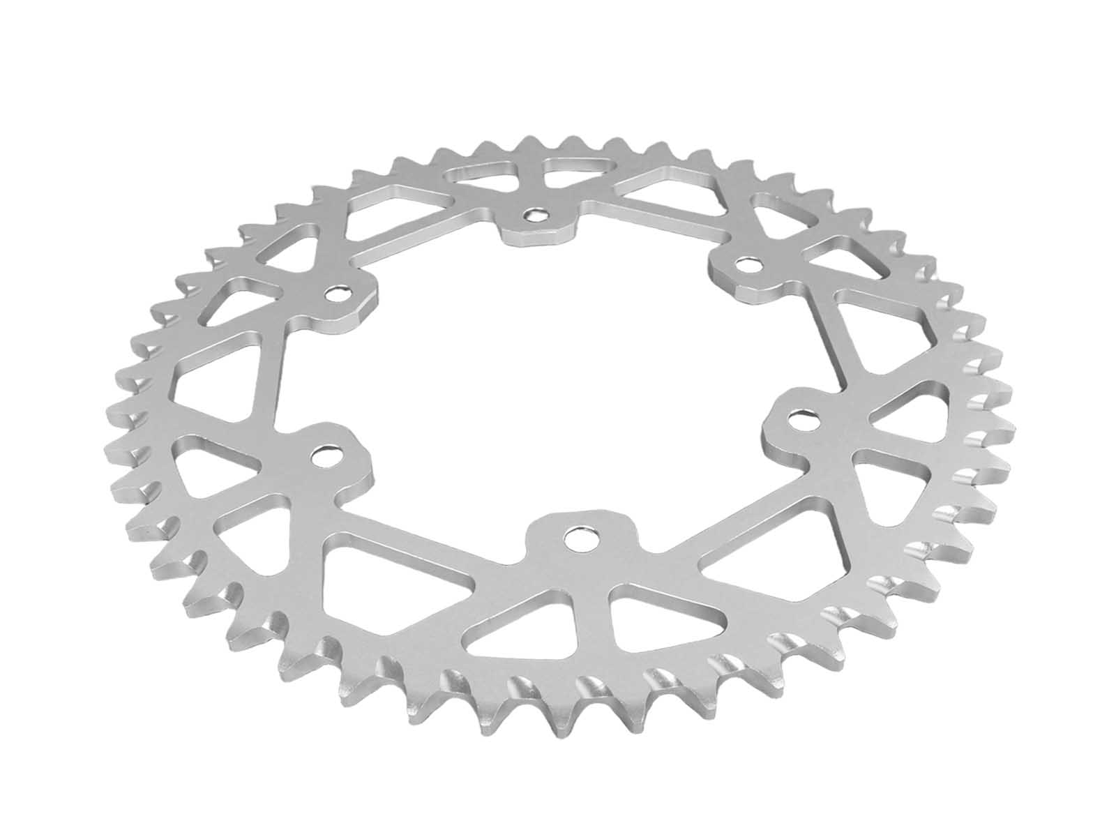 Звезда ведомая алюминевая Suzuki RM125/250 83-14 520-49 Silver фотография №3