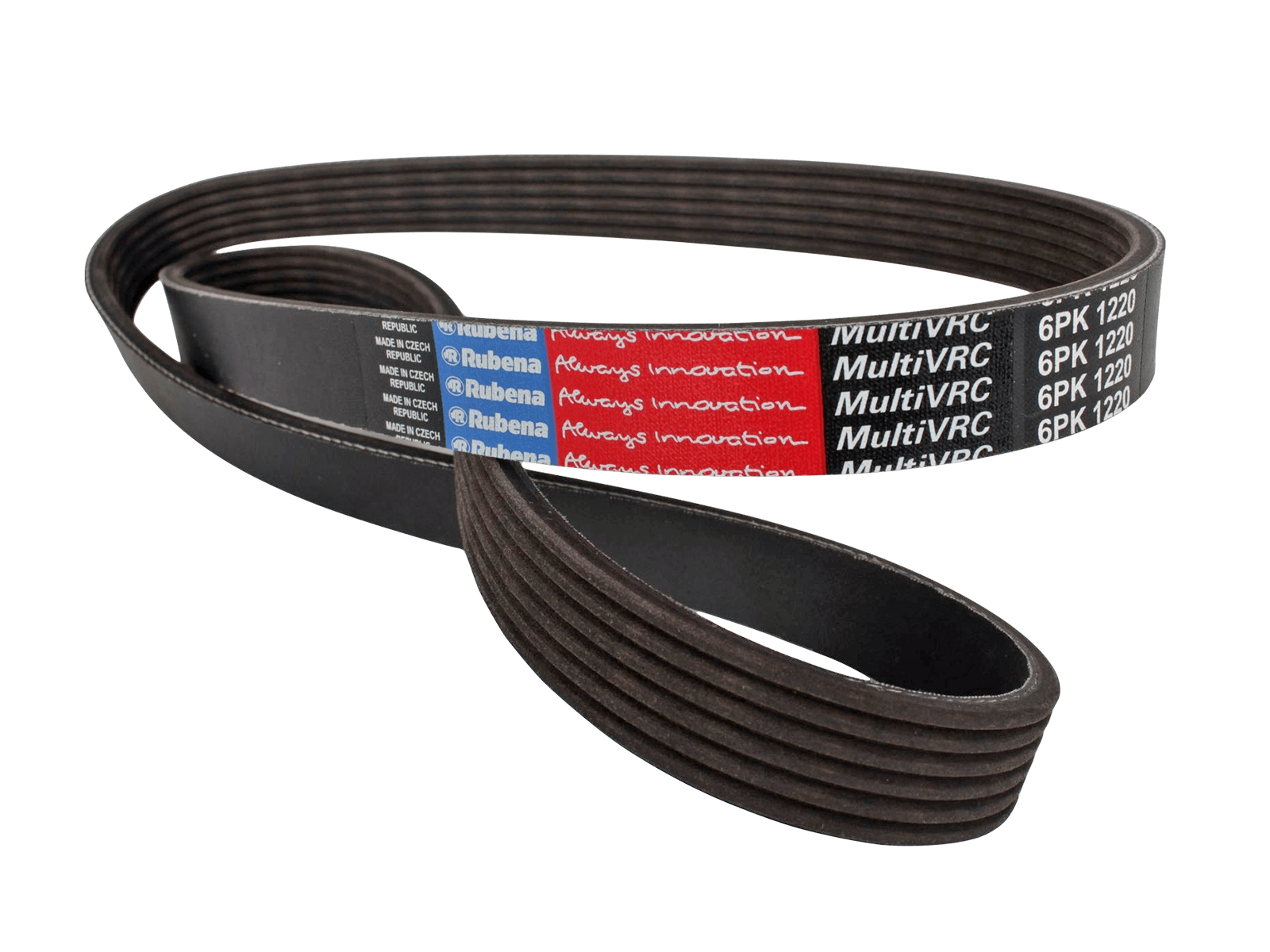 Ремень ГАЗ-3302, УАЗ генератора ЗМЗ-406 без ГУР RUBENA 6PK1220 фотография №2