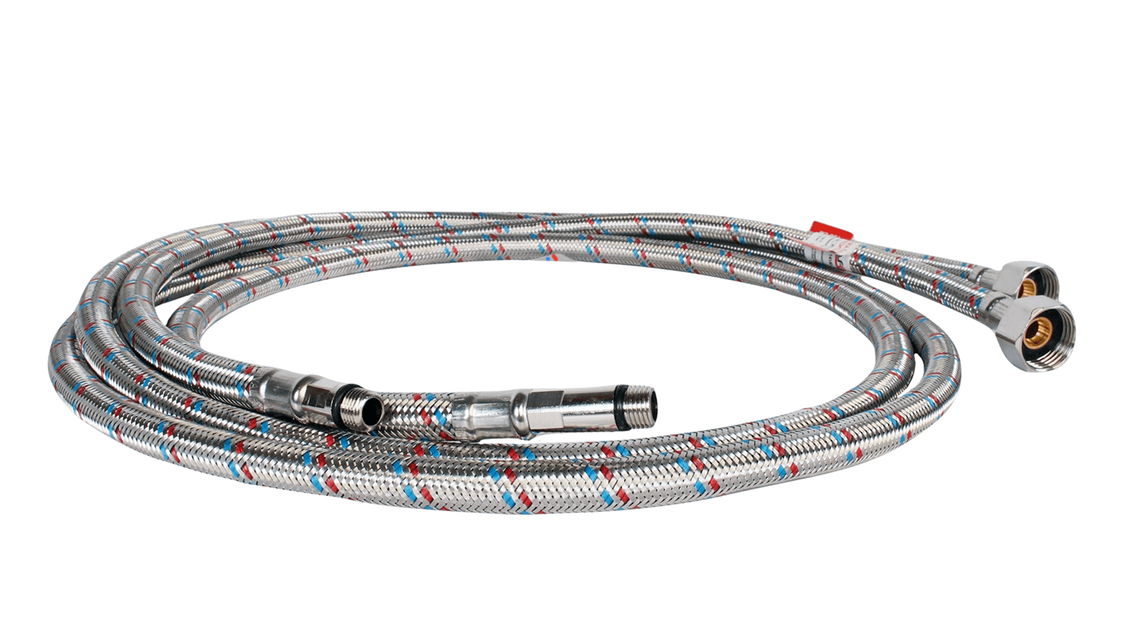 Подводка для смесителя (пара) TST 150 см 1/2хМ10 фотография №2