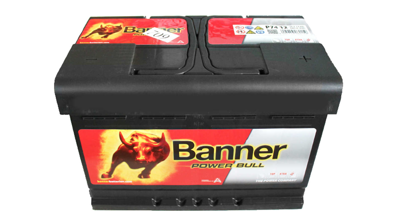 Аккумуляторная батарея BANNER Power Bull 12 6СТ74 Австрия фотография №1