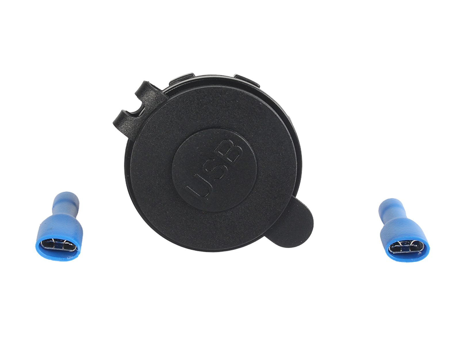 Гнездо прикуривателя с подсветкой под 2 USB 3.0A 12-24V фотография №4