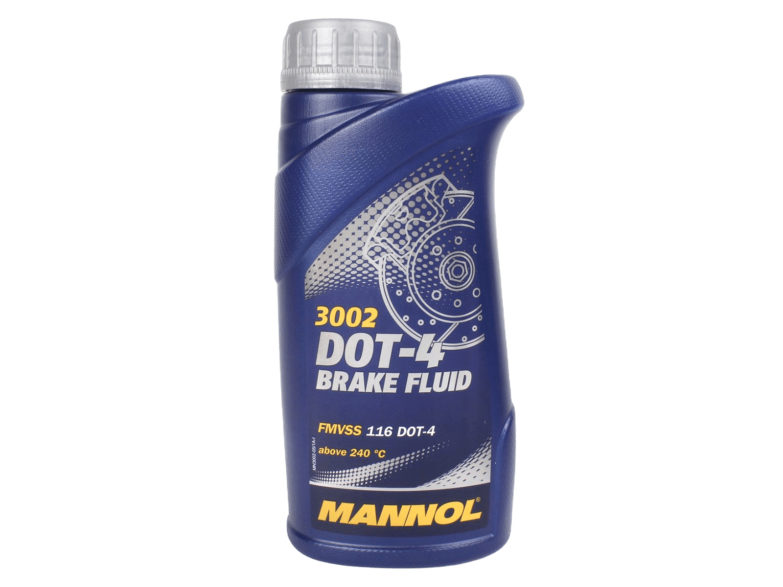 Жидкость тормозная Mannol DOT-4 455г отд Ш. фотография №1