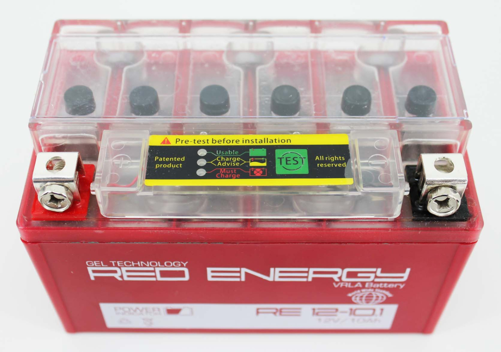 Аккумуляторная батарея RED ENERGY RE 12-10.1 YTZ10S-BS фотография №2