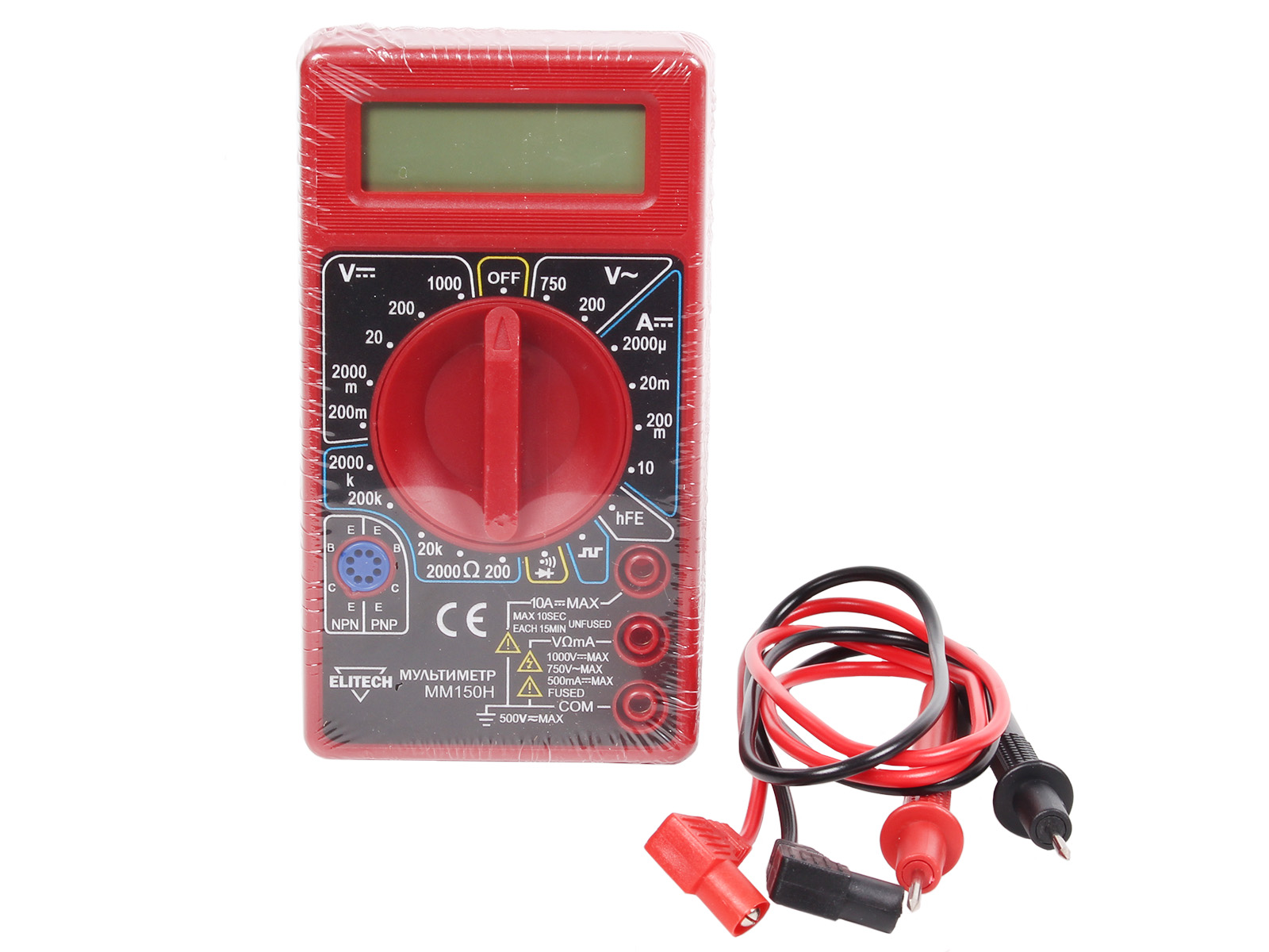Мультиметр ELITECH ММ 150Н фотография №1