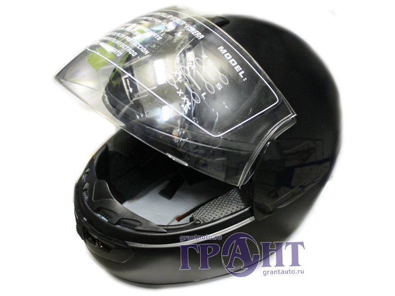 Шлем мото HIZER 501 #2 черный матовый M фотография №1