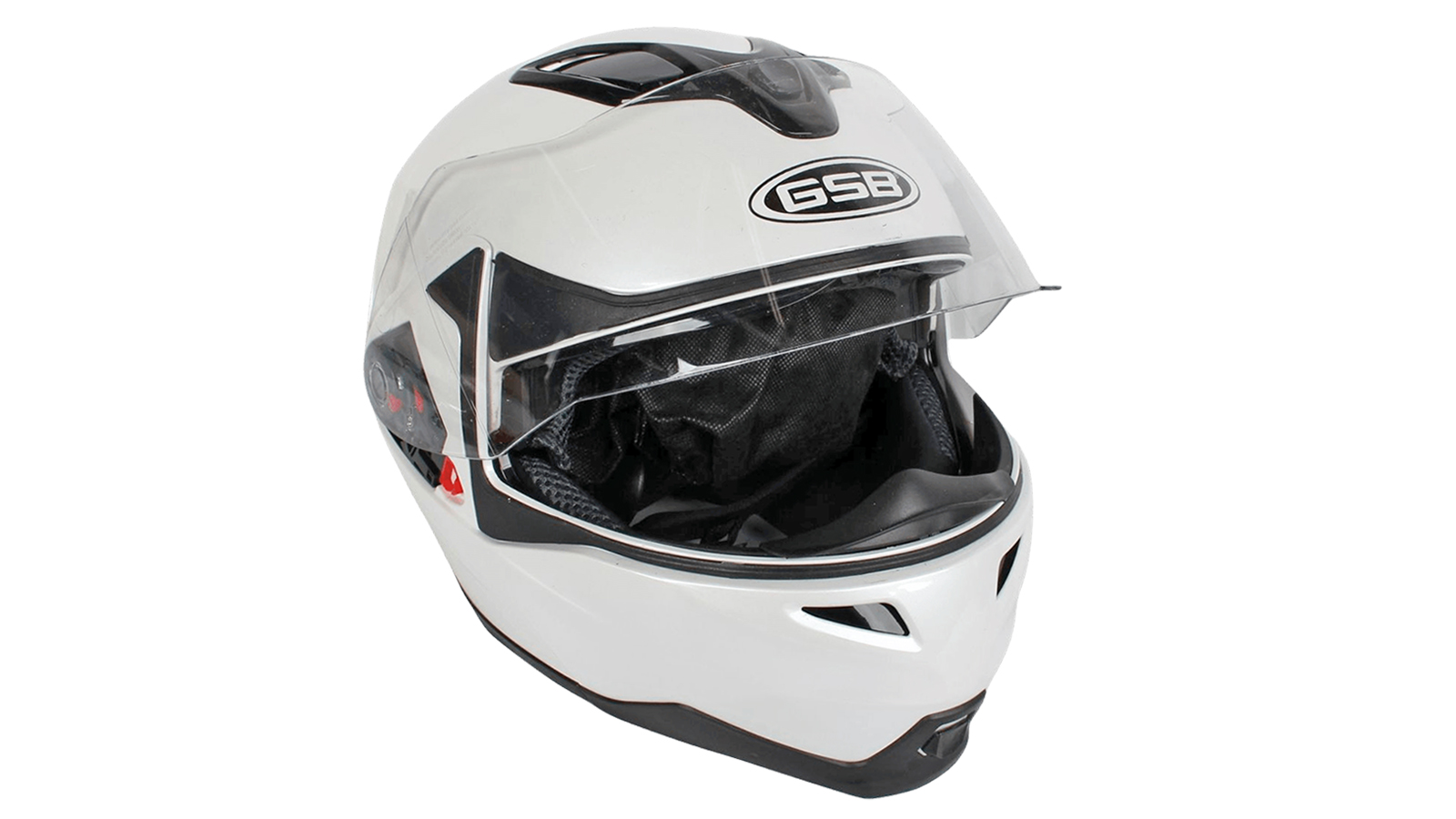 Шлем модуляр GSB G-339 белый глянцевый M фотография №2