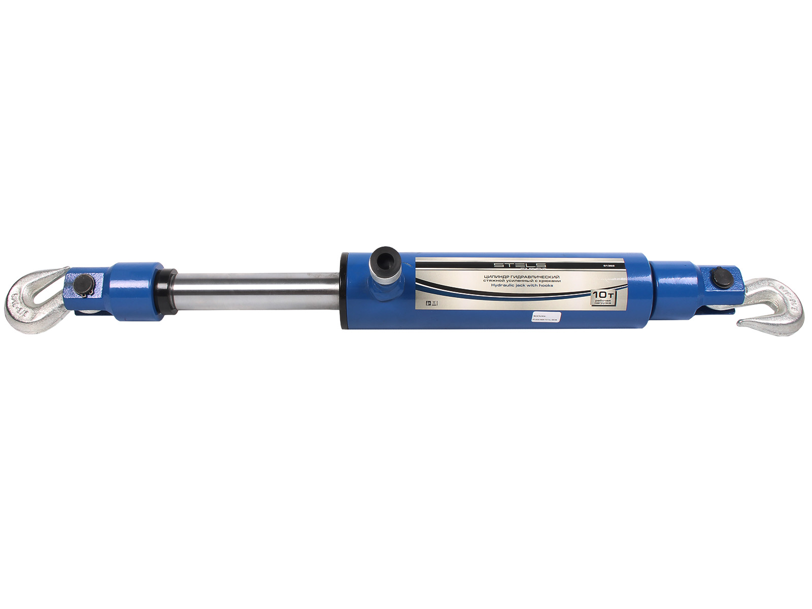Цилиндр гидравлический STELS 10 т стяжной усиленный с крюками фотография №1