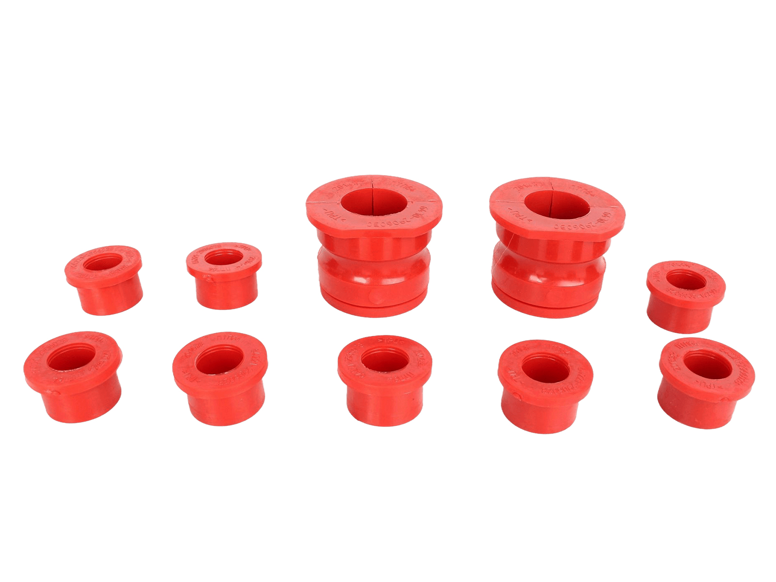 Втулка МАЗ-5440, 6430 рычага стабилизатора подвески передней комплект 10 втулок полиуретан фотография №2