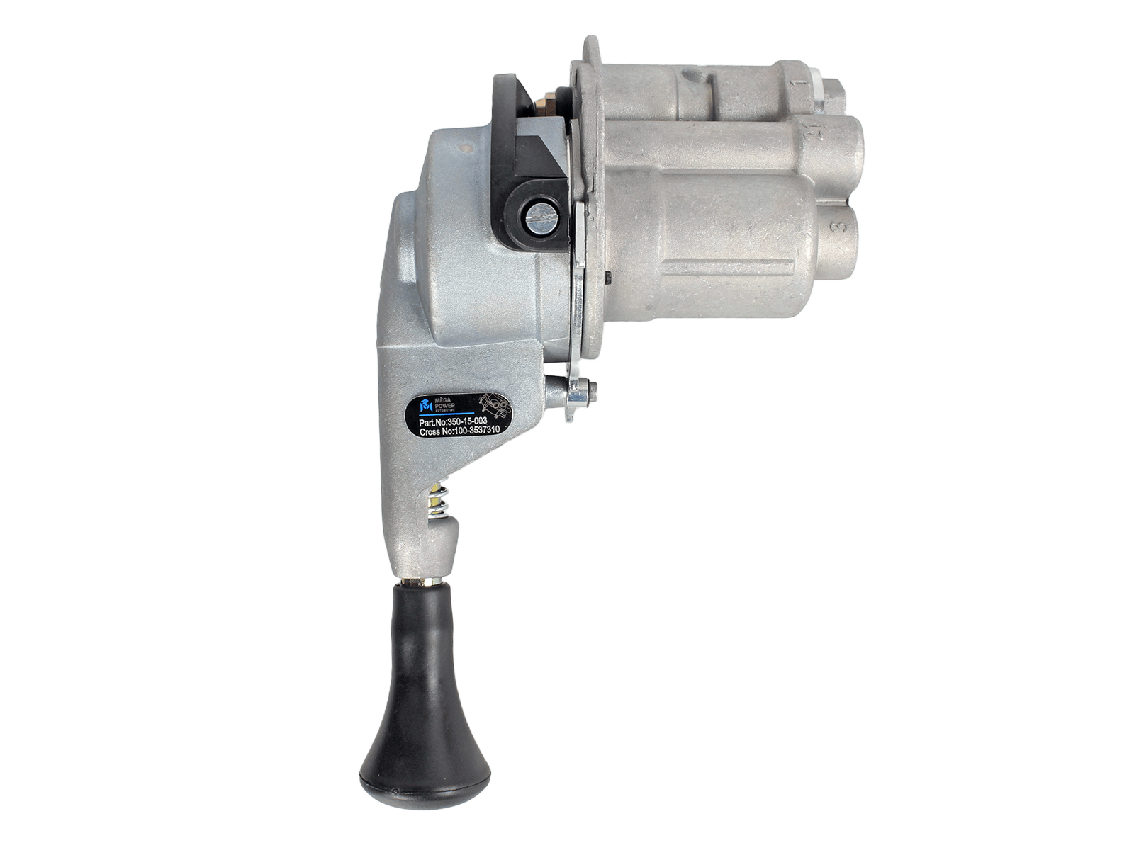 Кран ЗИЛ КАМАЗ МАЗ стояночного тормоза 4-х выводной MEGAPOWER 350-15-003 фотография №1