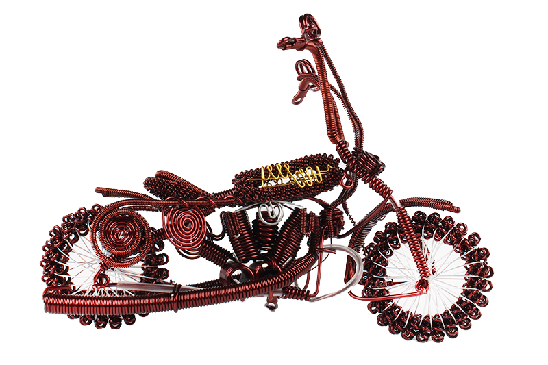 Сувенир Мотоцикл ТИП-1 плетеный фотография №3