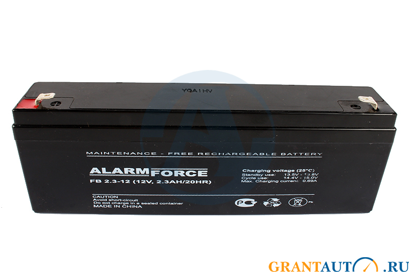 Промышленная аккумуляторная батарея ALARM FORSE FB 2.3-12 фотография №1