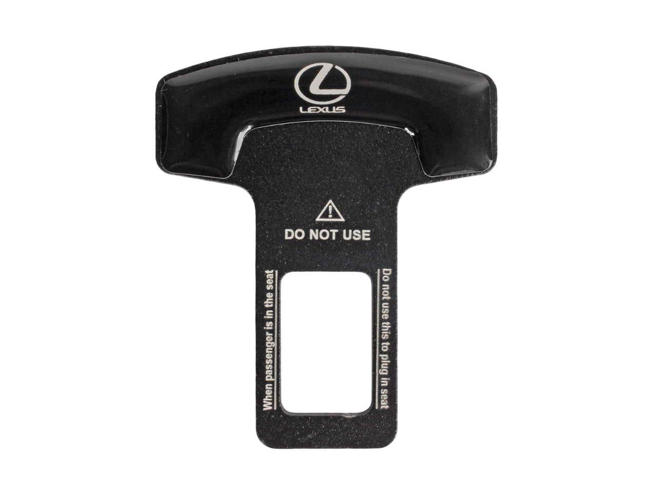Заглушка ремня безопастности металлическая LEXUS 1 штука фотография №1